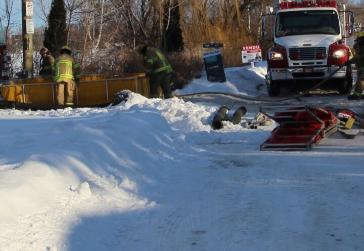 Une résidence de la rue Léger rasée par un incendie