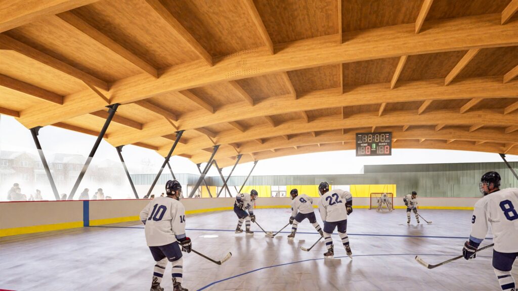 Vaudreuil-Dorion lance les travaux de construction d’une patinoire réfrigérée