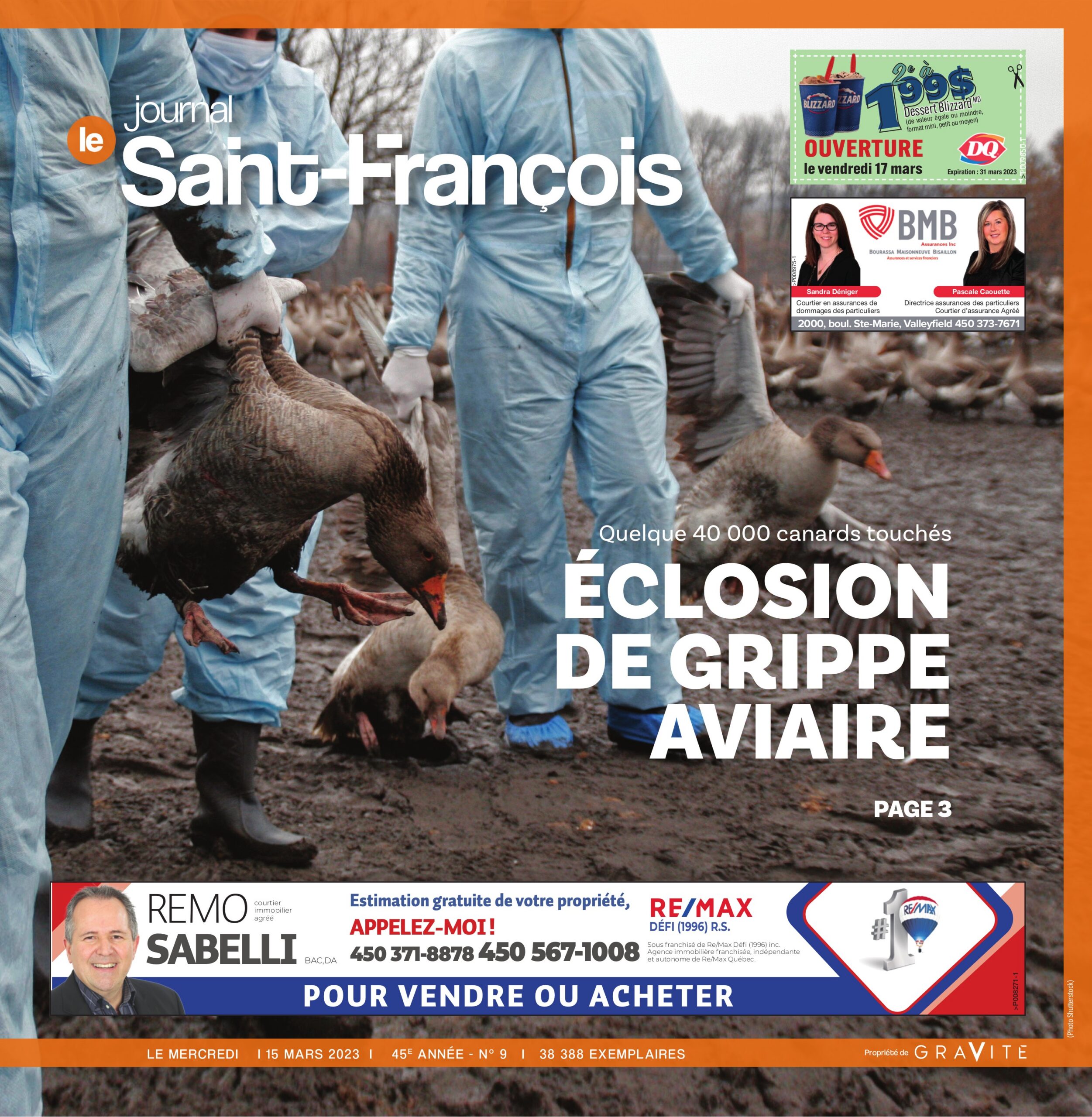 Le journal Saint-François – 15 mars 2023