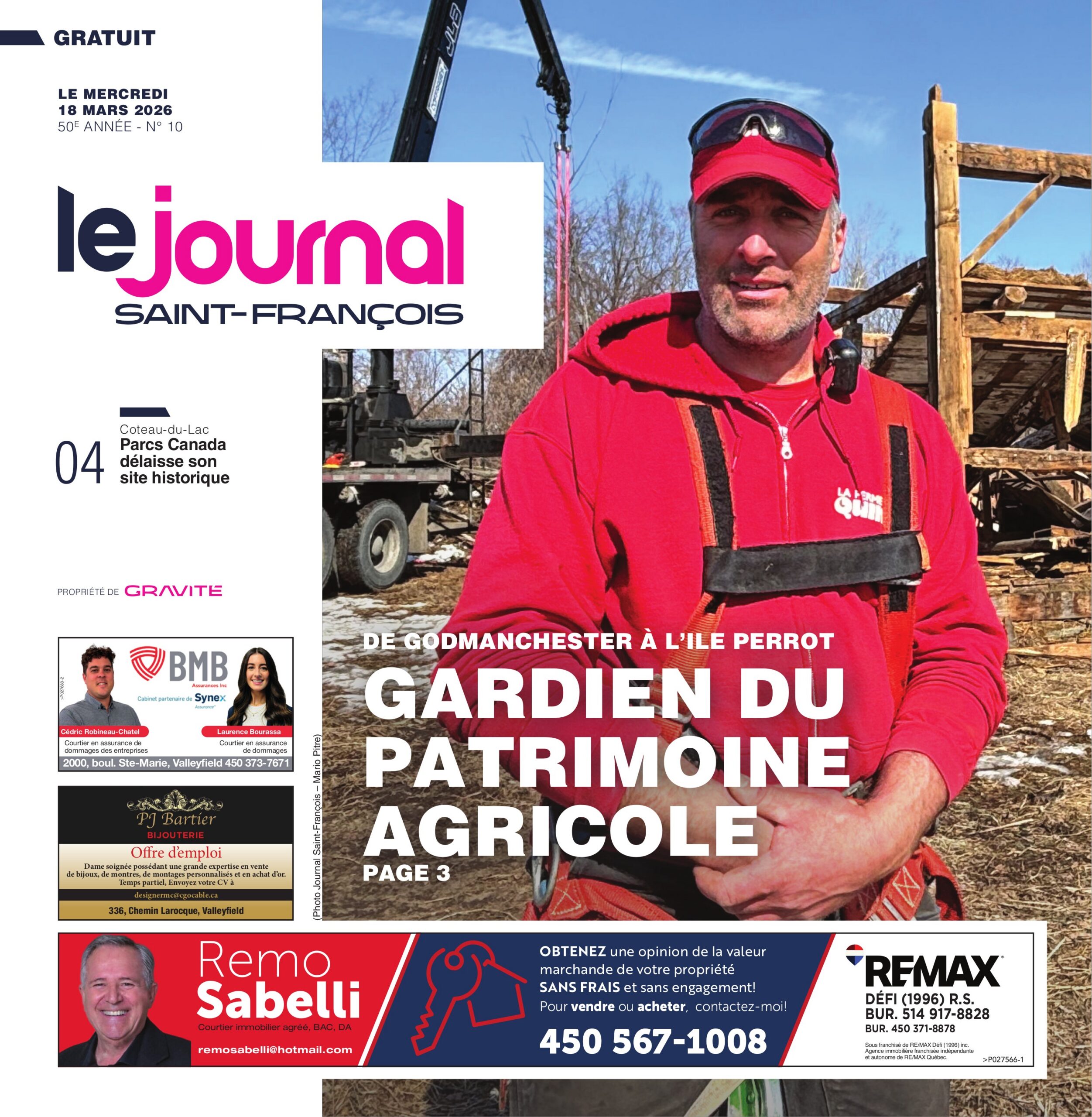 Le journal Saint-François –18 mars 2026