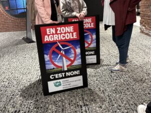 Forte opposition du milieu agricole aux projets d&rsquo;éoliennes