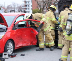 Accident devant l&rsquo;Hôtel Moco