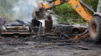 Les Cèdres : trois voitures détruites dans un incendie
