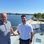 Esplanade multifonction avec vue sur la baie Saint-François