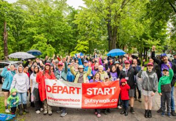 Objectif dépassé à la marche Crohn et colite
