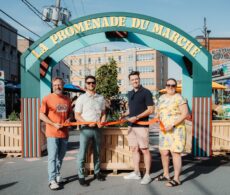 L’été s’annonce beau et chaud à Valleyfield : la Promenade du Marché inaugurée
