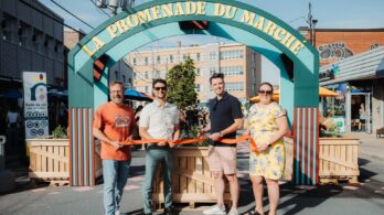 L’été s’annonce beau et chaud à Valleyfield : la Promenade du Marché inaugurée