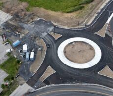 Ouverture partielle du nouveau carrefour giratoire de la Gare