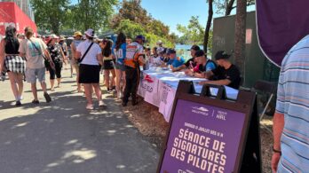 Régates de Valleyfield – Les pilotes à la rencontre des amateurs