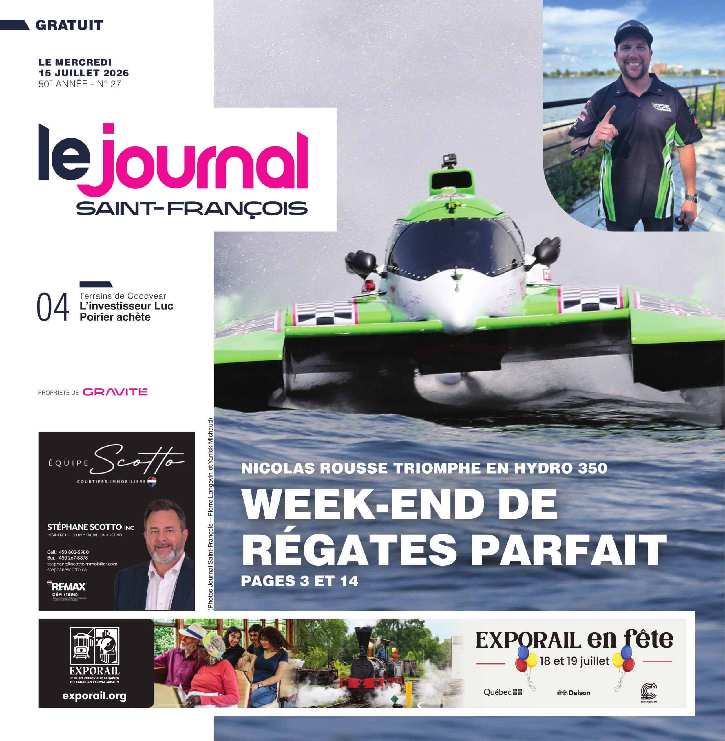 Le Journal Saint-François – 15 juillet 2026