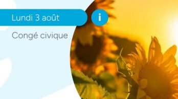 Beauharnois : les employés municipaux en congé férié le 3 août