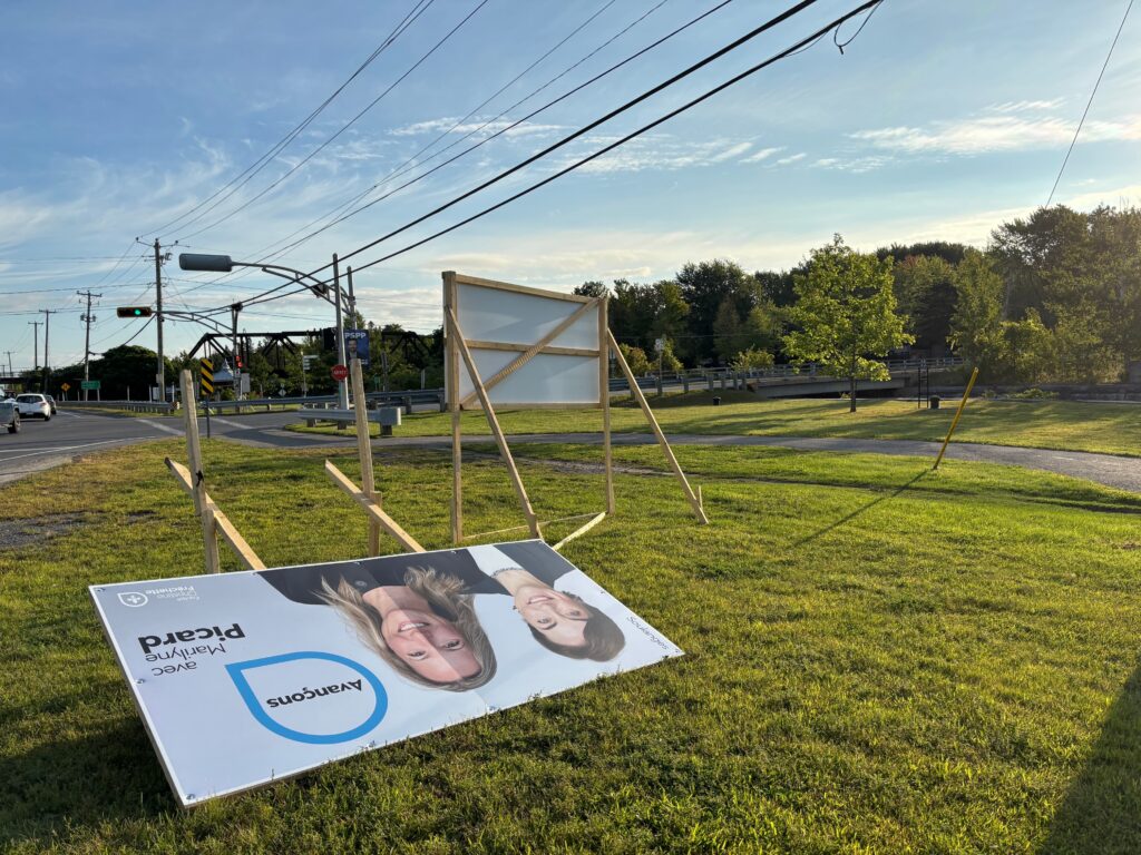Soulanges – Des pancartes de la CAQ sont la proie des vandales