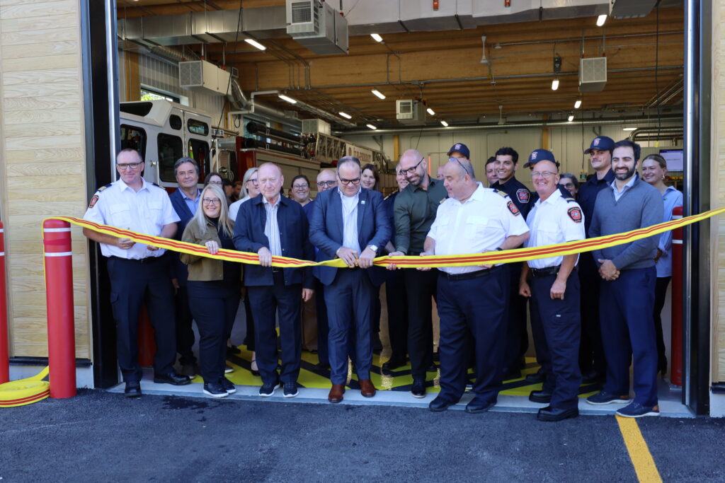L’Île-Perrot inaugure sa nouvelle caserne de pompiers