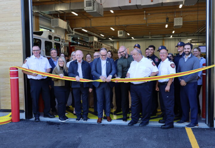 L’Île-Perrot inaugure sa nouvelle caserne de pompiers