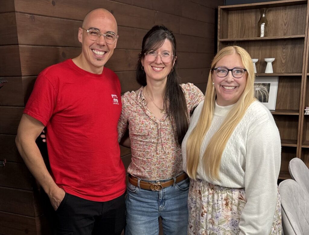 Hugo Saint-Jacques, Valérie Lessard et Audrey-Leduc Brodeur
