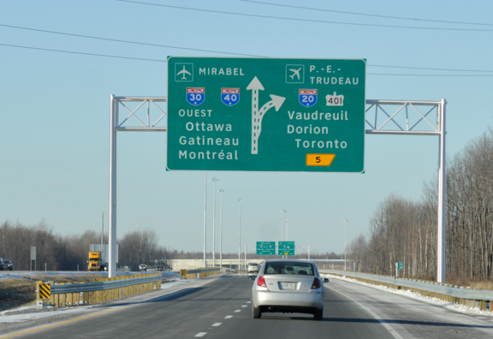 Fermetures à prévoir sur la 30 à Vaudreuil-Dorion