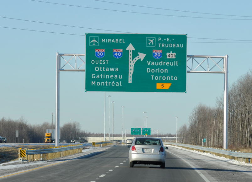 Fermetures à prévoir sur la 30 à Vaudreuil-Dorion