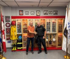 Sécurité-incendie: don d&rsquo;une importante collection d&rsquo;objets
