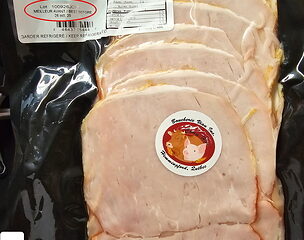 Mise en garde à l&rsquo;égard de jambon cuit fumé