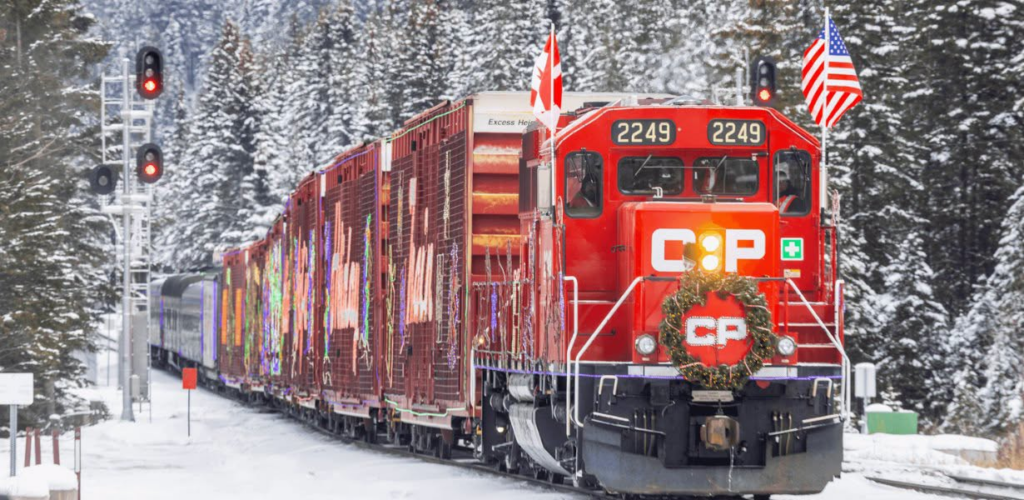Le Train des Fêtes du CPKC fait escale à Vaudreuil-Dorion